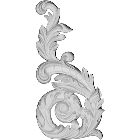 Ekena Millwork 12 3/8"W x 5 1/2"H x 1 3/8"P Jamie Onlay, Right ONL12X05X01JA-R